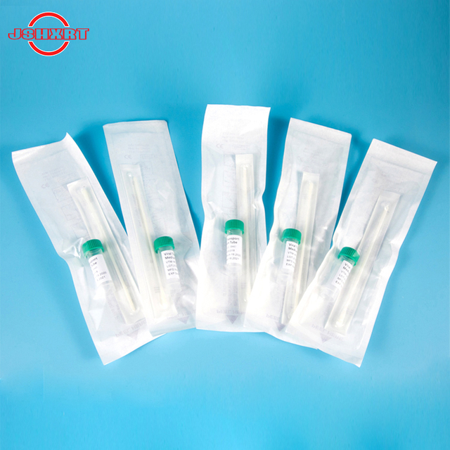Tubo de medio de transporte viral con hisopo